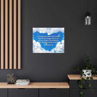 Trinx Everlasting Rock Isaiah 26:4 Christian Wall Art Bible Verse